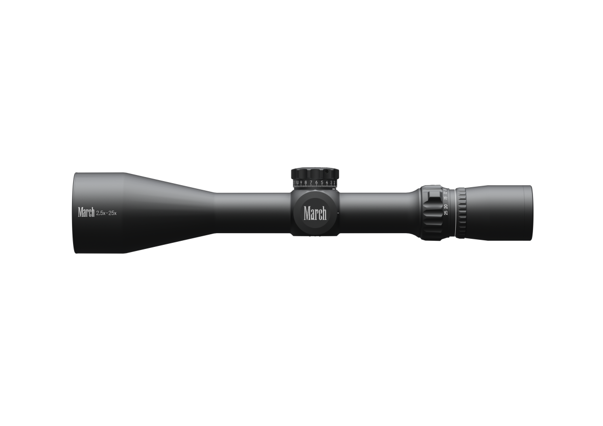 MARCH 2.5x-25x52 SFP Rifle Scope - Image 3