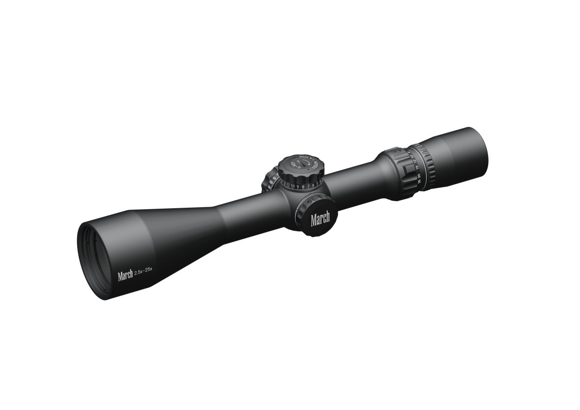 MARCH 2.5x-25x52 SFP Rifle Scope - Image 2