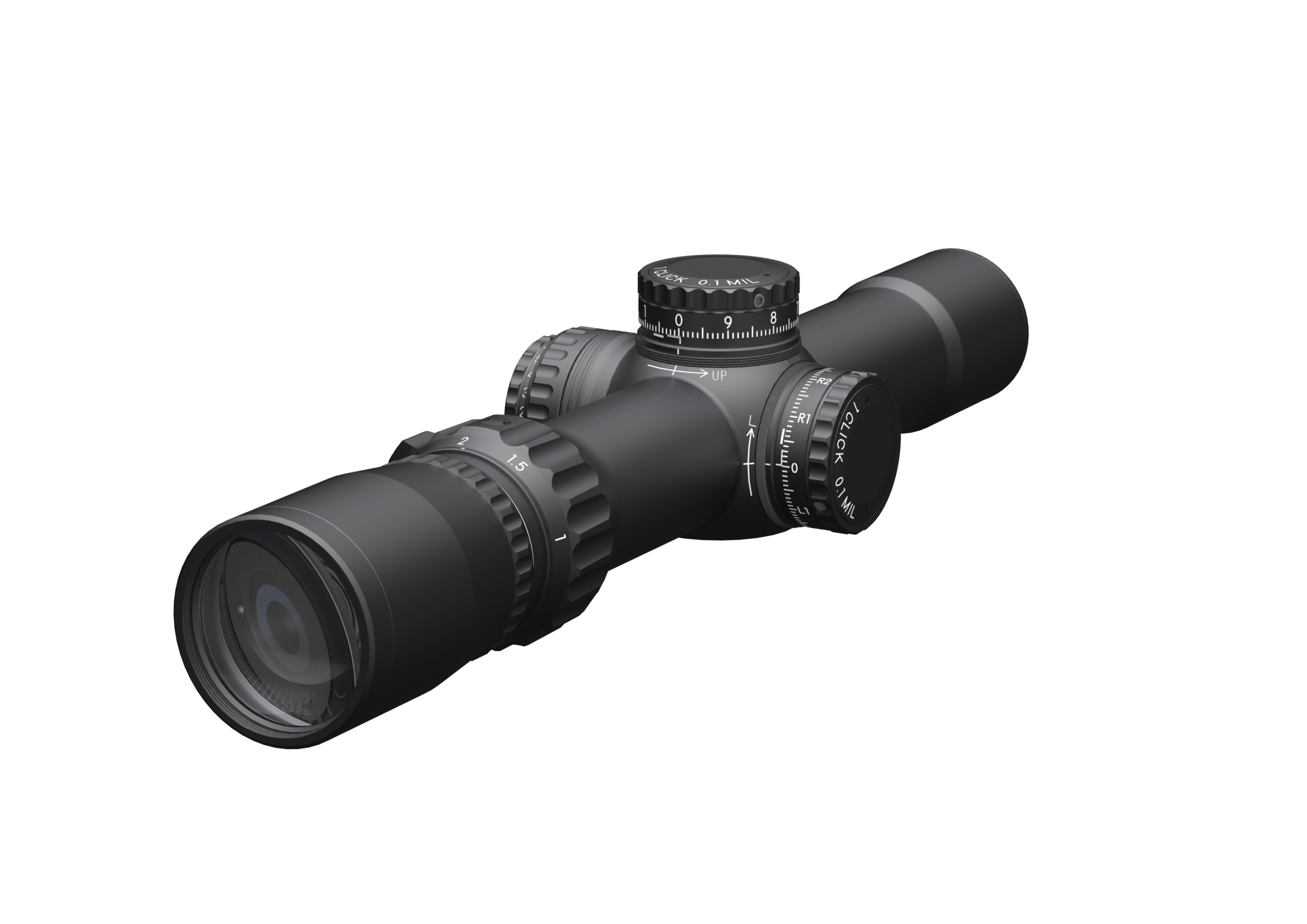 D4V24IML_04 MARCH 1x-4x24 SFP Rifle Scope - Image 1